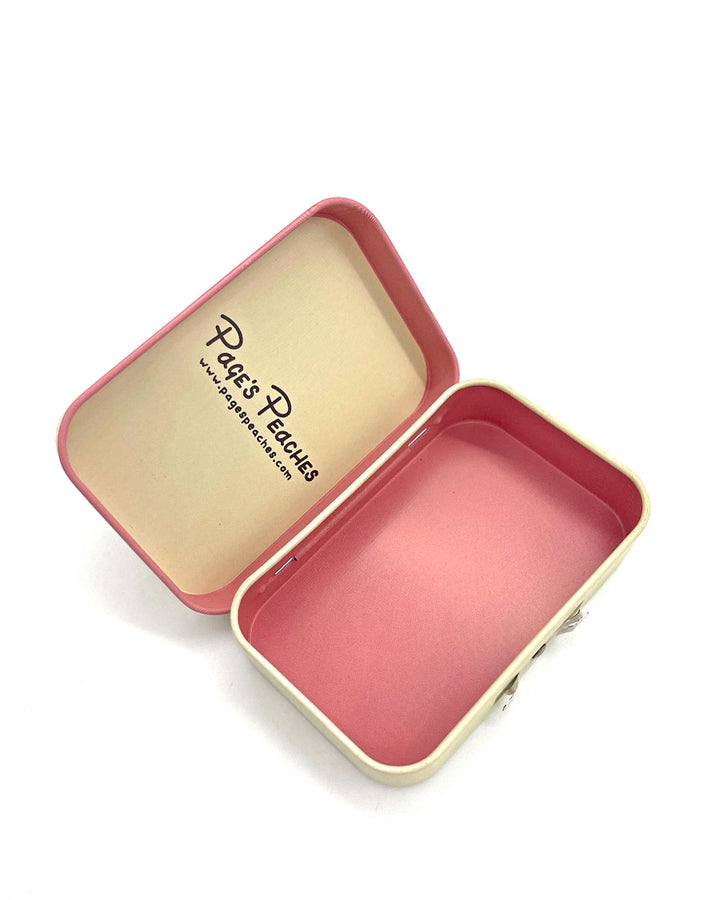 Cuntry Slim Tin Storage Container-Page's Peaches-Strange Ways