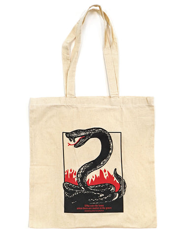 Snakes In The Grass Tote Bag