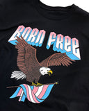 Born Free Trans Eagle Unisex Shirt-Awarewolf Apparel-Strange Ways
