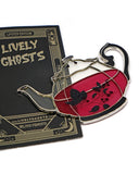 Mourning Tea Large Pin-Lively Ghosts-Strange Ways