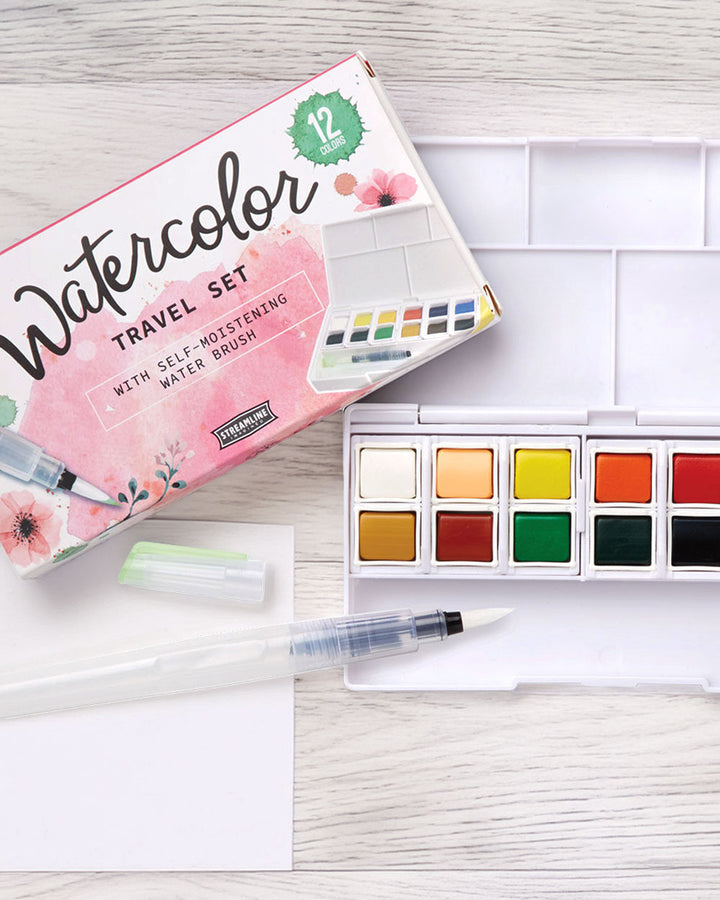 Travel-Size Watercolor Paint Kit-Streamline-Strange Ways