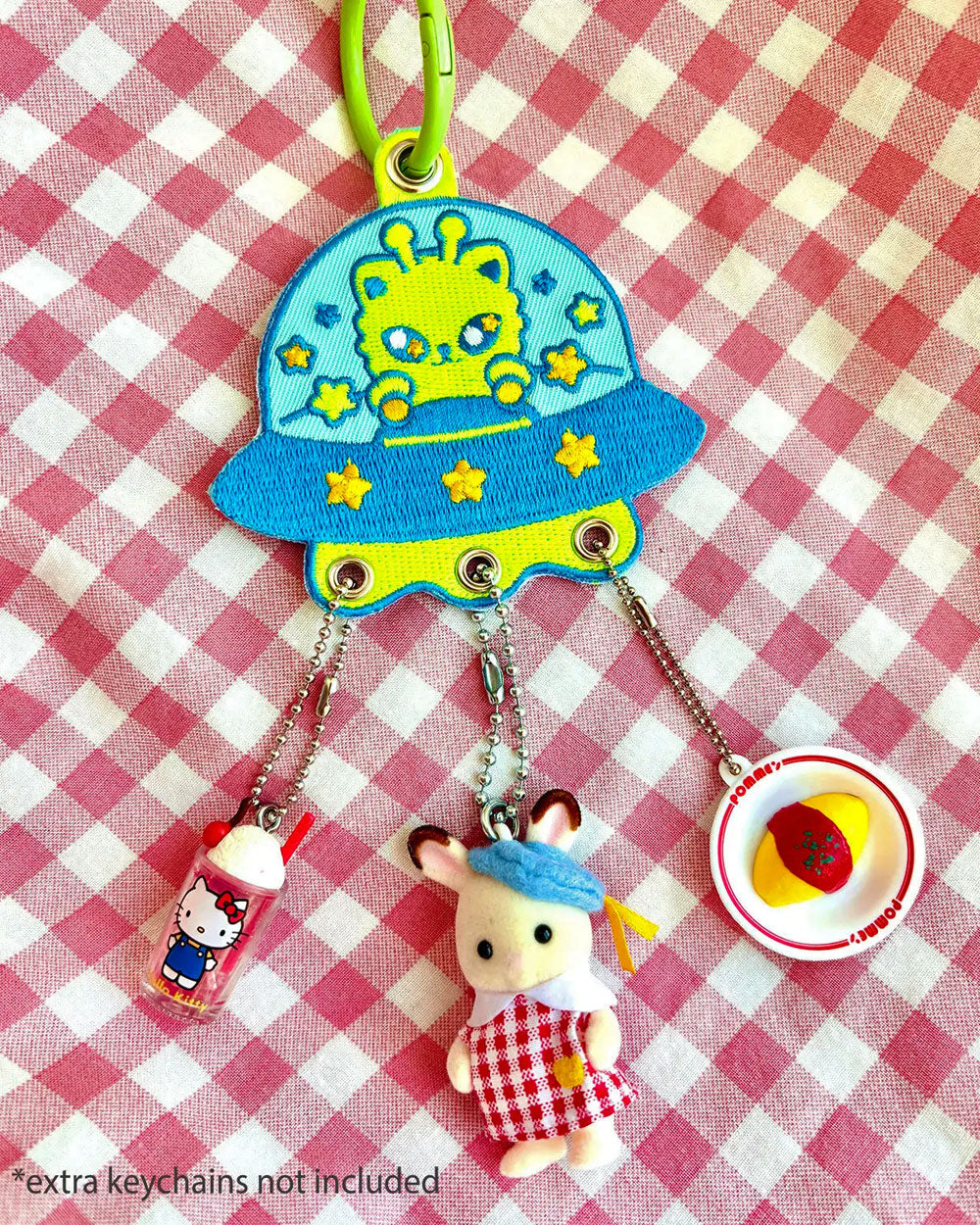 Cat Alien Trinket Holder Keychain-Maobabie-Strange Ways