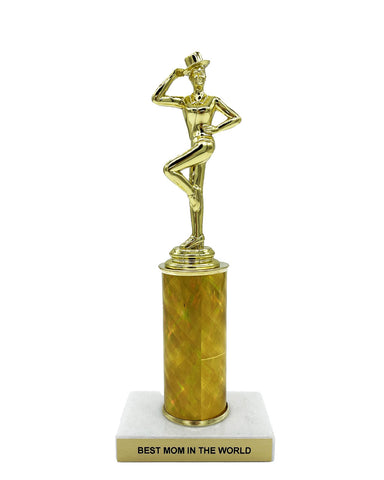Best Mom In The World Dance Trophy