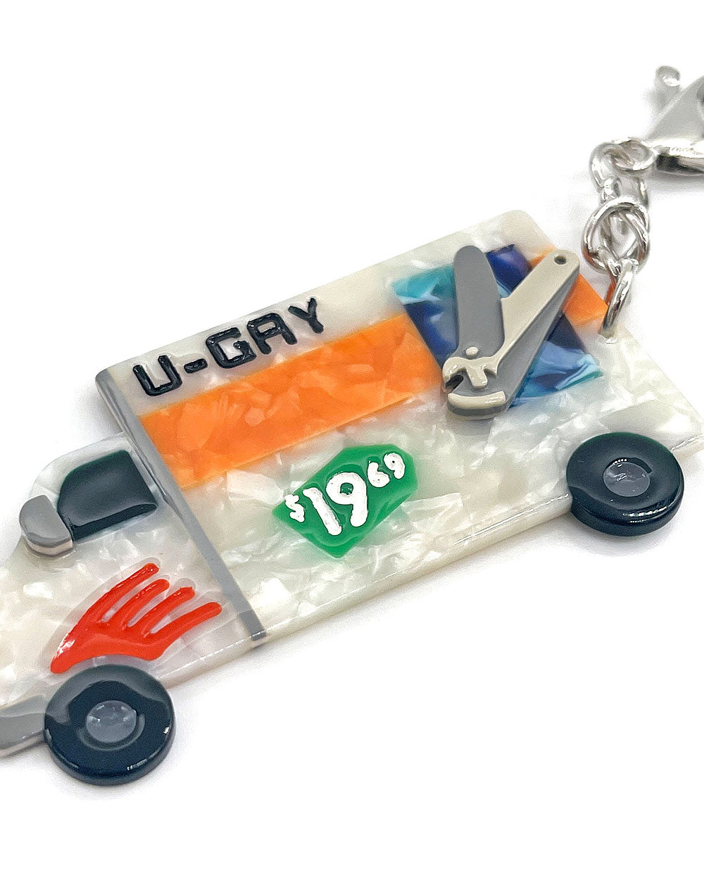 U-Gay Moving Truck Keychain-The Peach Fuzz-Strange Ways