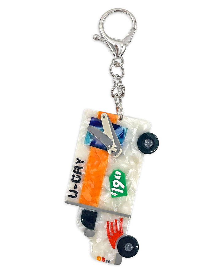 U-Gay Moving Truck Keychain-The Peach Fuzz-Strange Ways