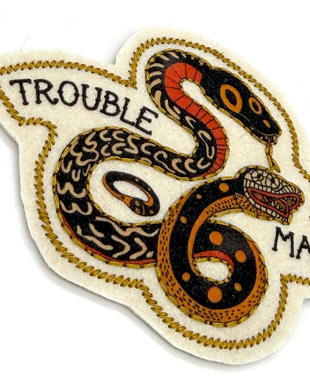 Trouble Maker Snake Patch-Backerton-Strange Ways