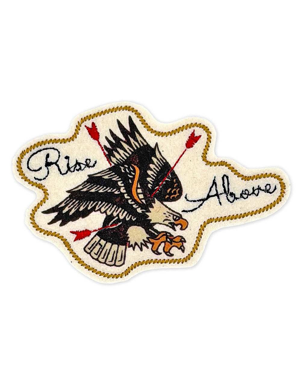 Rise Above Eagle Patch-Backerton-Strange Ways