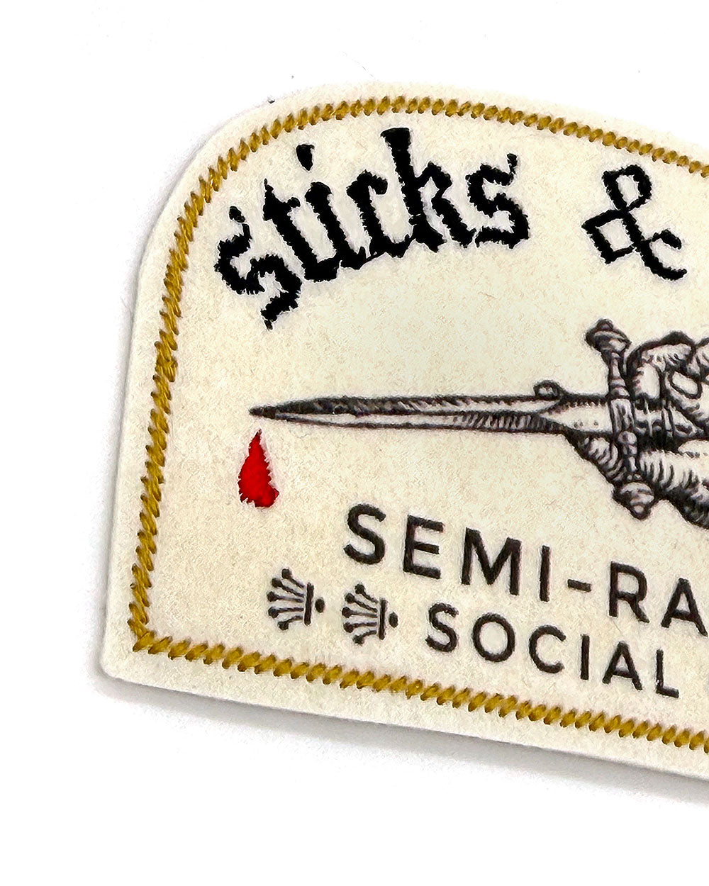 Semi-Radical Social Club Patch-Backerton-Strange Ways
