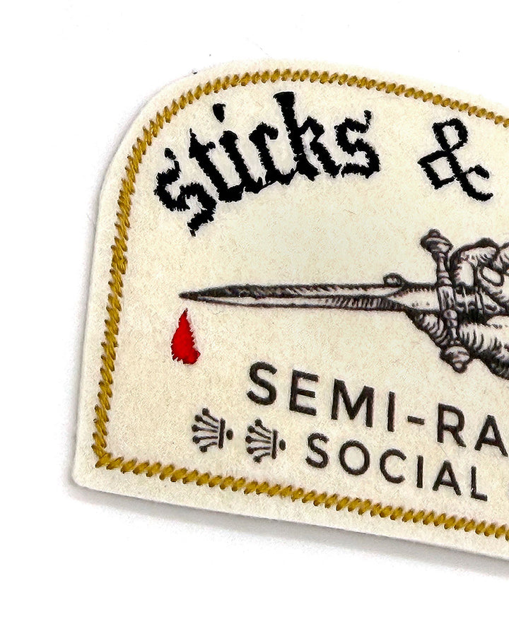 Semi-Radical Social Club Patch-Backerton-Strange Ways