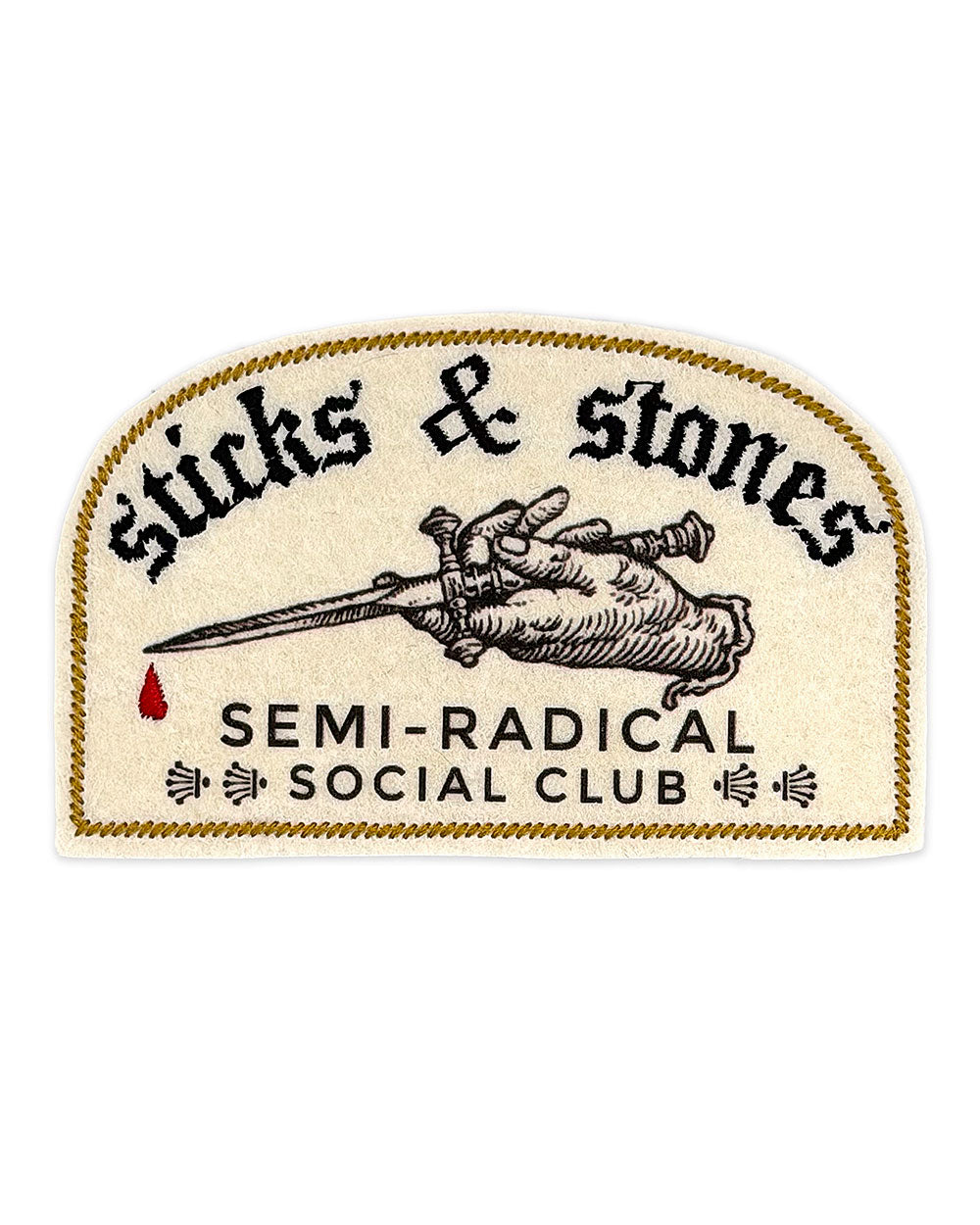Semi-Radical Social Club Patch-Backerton-Strange Ways