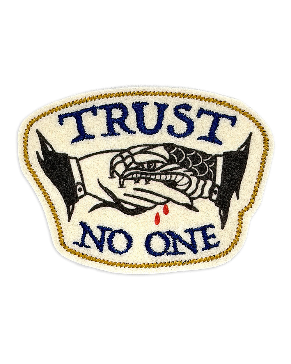 Trust No One Snakebite Patch-Backerton-Strange Ways