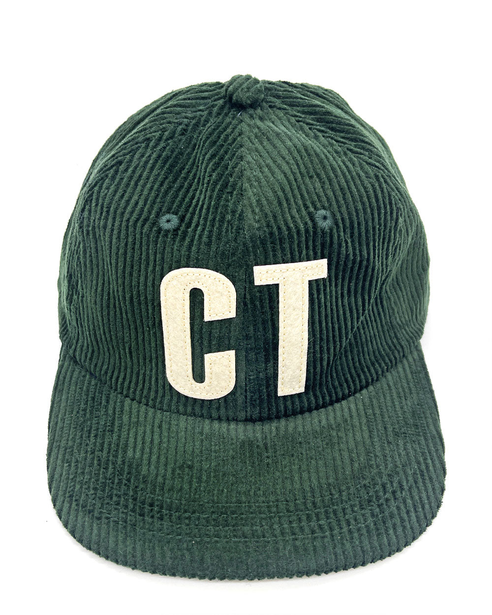 Connecticut CT Corduroy Hat - Hunter Green-Strange Ways-Strange Ways