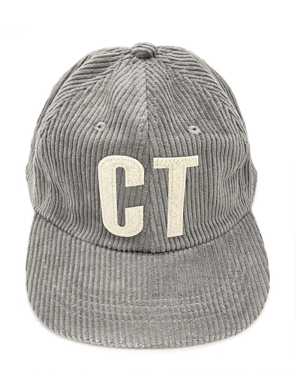 Connecticut CT Corduroy Hat - Light Grey-Strange Ways-Strange Ways