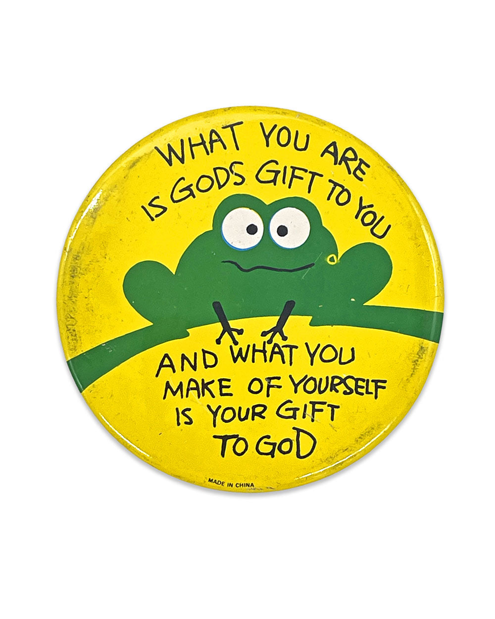What You Are X-Large Pinback Button (Vintage)-Strange Ways-Strange Ways