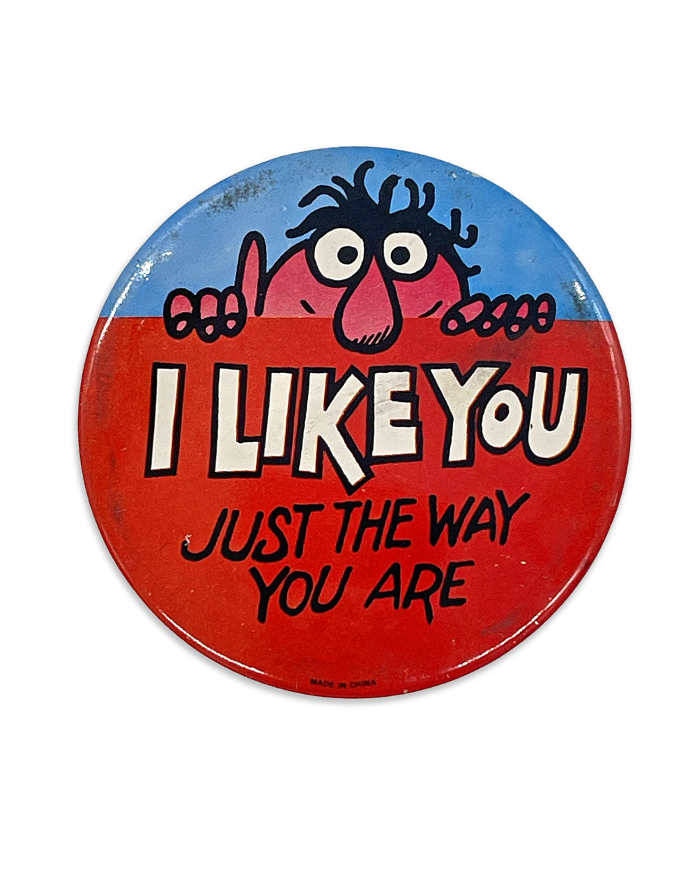 I Like You X-Large Pinback Button (Vintage)-Strange Ways-Strange Ways