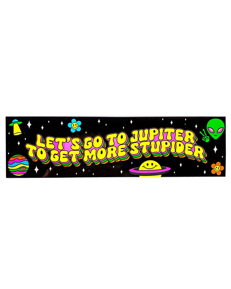 Jupiter Stupider Sticker-Krystan Saint Cat-Strange Ways