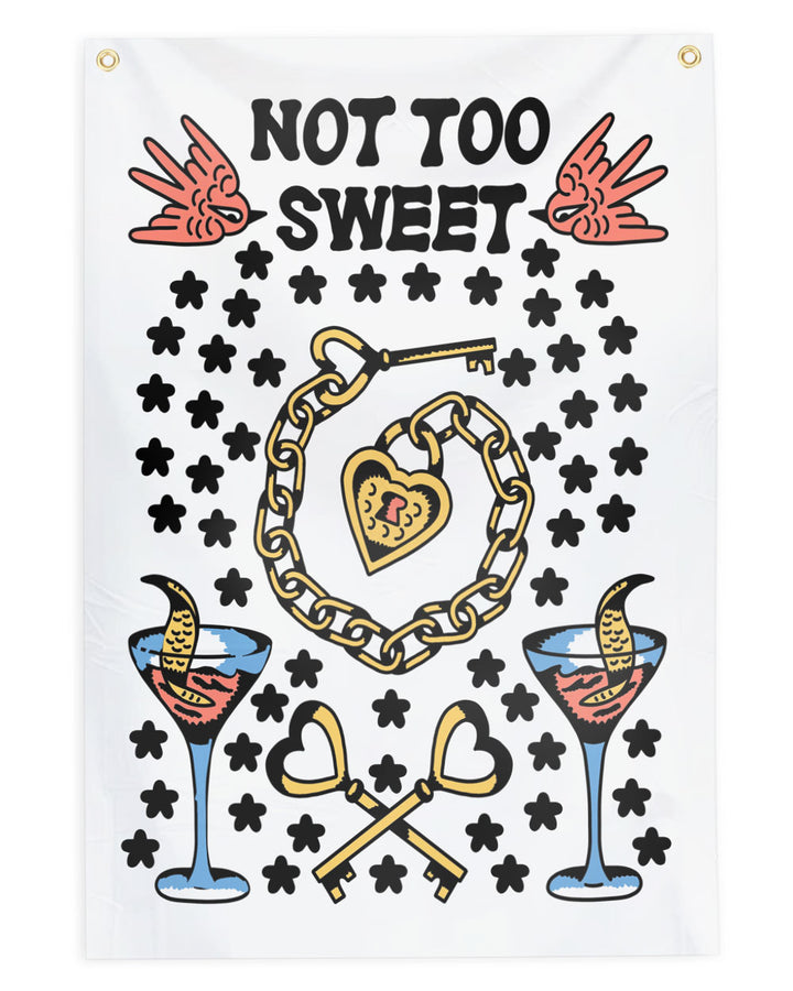 Not Too Sweet Oversized Tapestry Flag-Mover & Shaker-Strange Ways