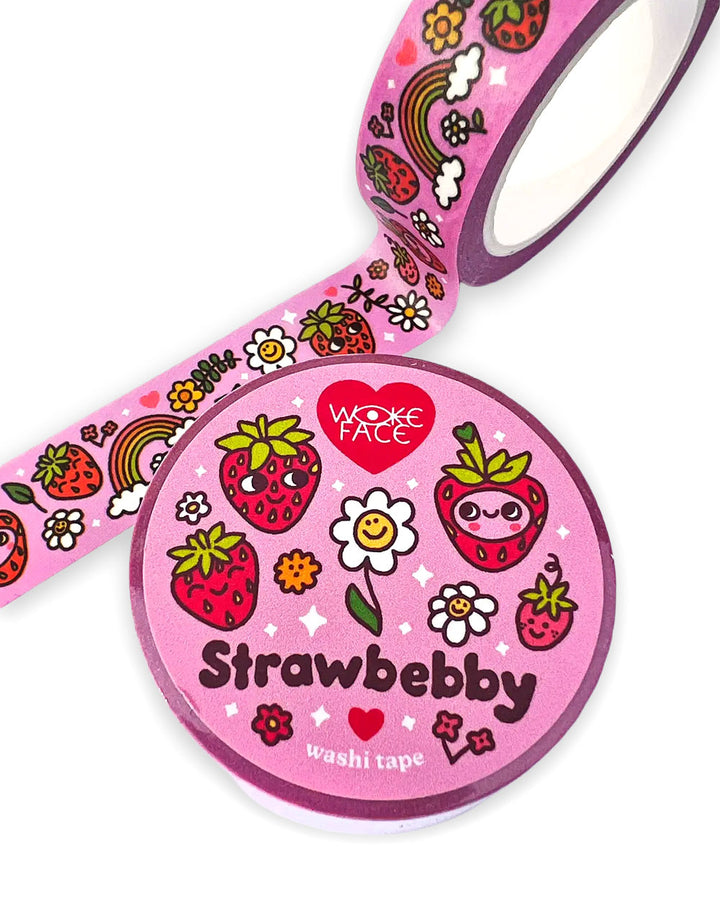 Strawbebby Washi Tape-Wokeface-Strange Ways