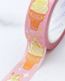 Ice Cream Gold Foil Washi Tape-ILootPaperie-Strange Ways