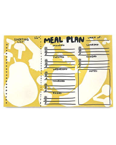 Weekly Meal Planner Notepad