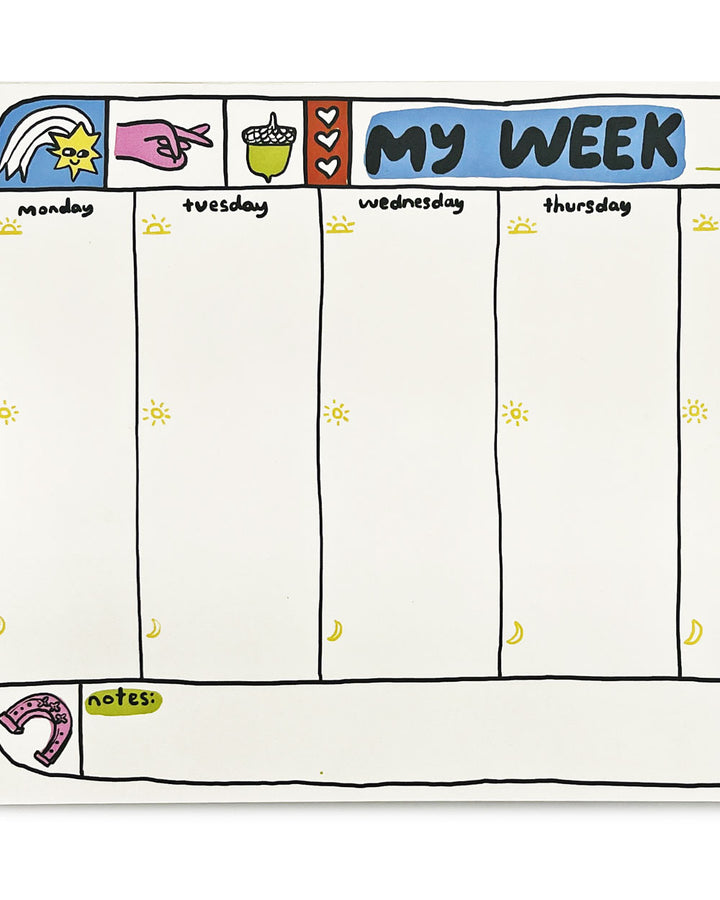 My Week Planner Notepad-People I've Loved-Strange Ways