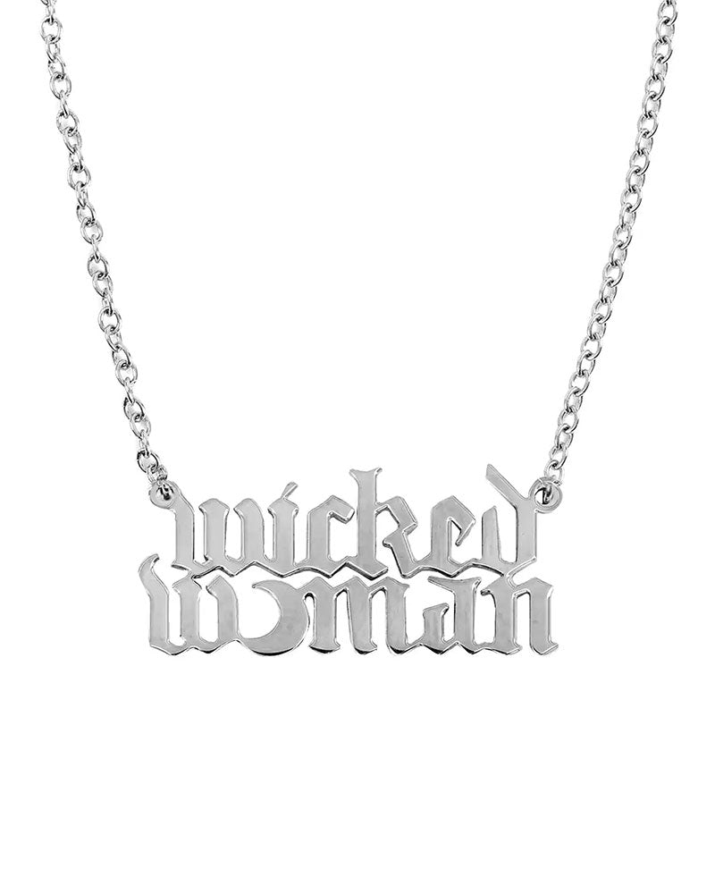 Wicked Woman Necklace-The Silver Spider-Strange Ways