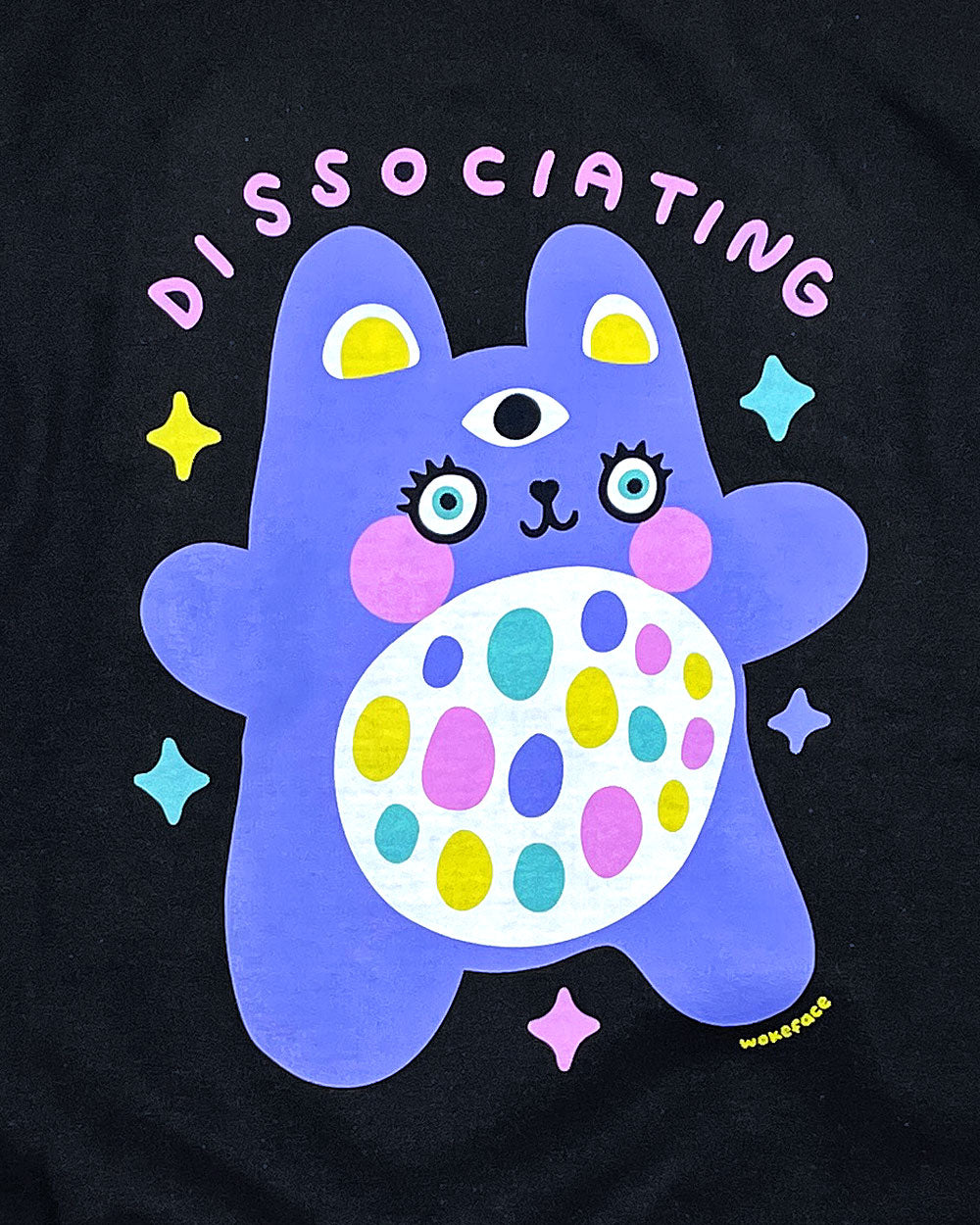 Dissasociating Bear Unisex Crewneck Sweatshirt-Wokeface-Strange Ways