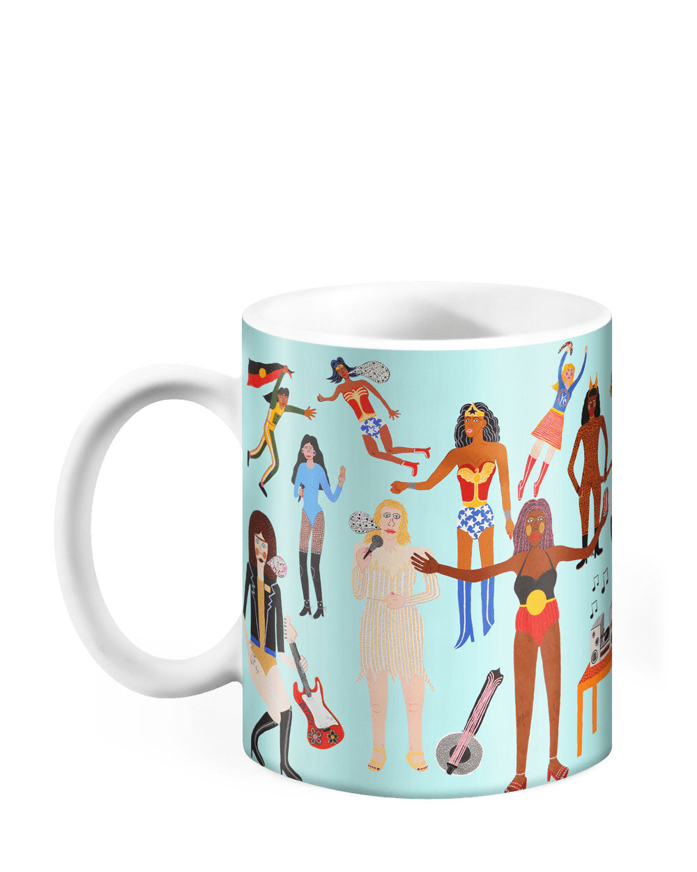Wonder Woman's Wonderful World Coffee Mug-Kaylene Whiskey-Strange Ways
