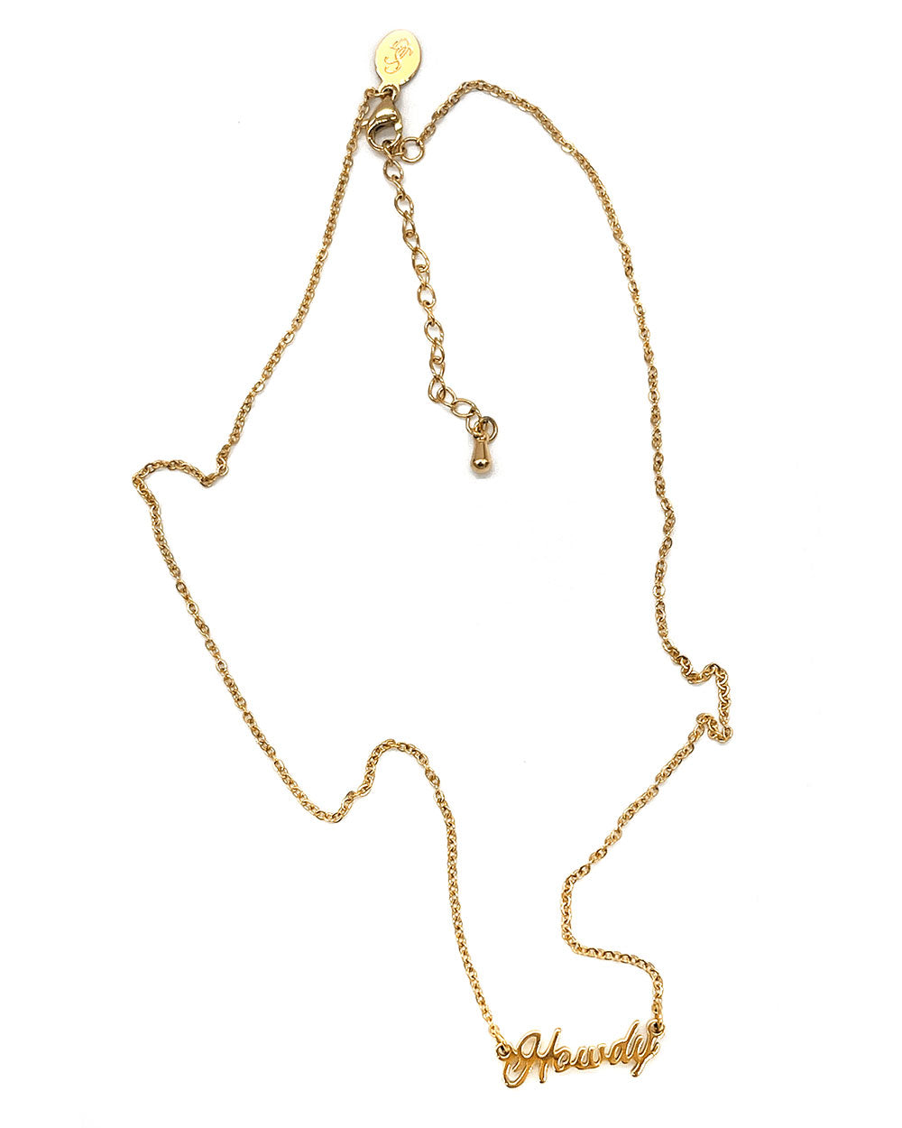 Howdy Word Necklace-Shop Good-Strange Ways