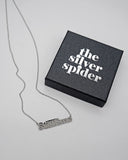 Still Emo Word Necklace-The Silver Spider-Strange Ways