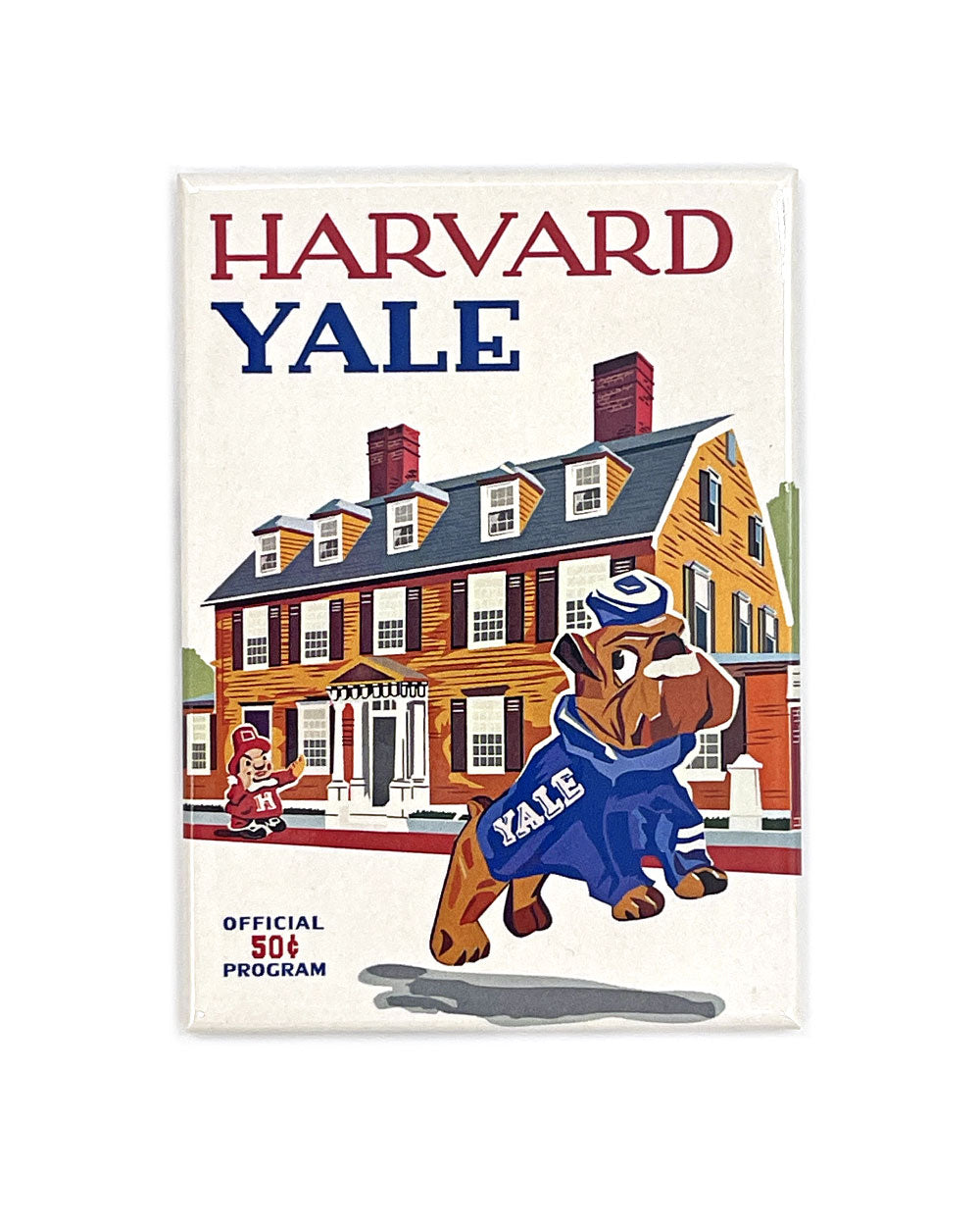Harvard Yale Program Mascots Magnet-Fridgedoor-Strange Ways