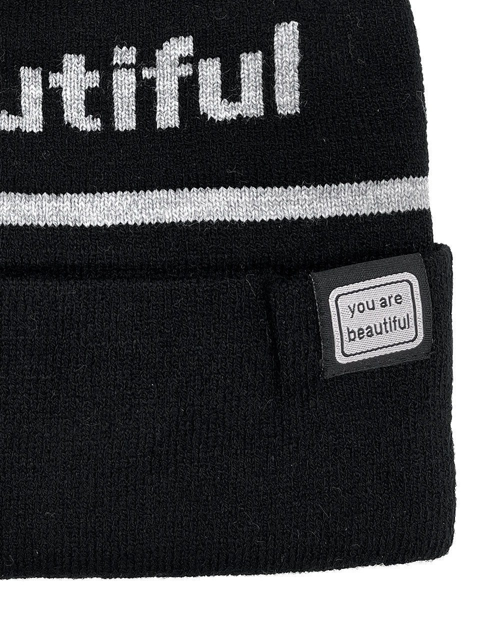 You Are Beautiful Pom Beanie-You Are Beautiful-Strange Ways