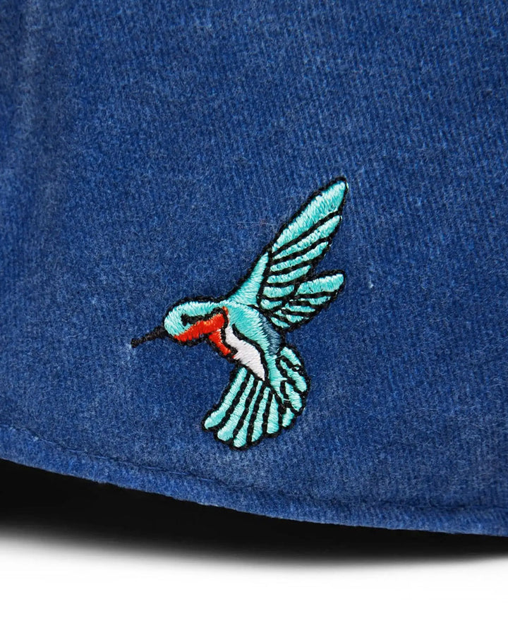 You Are On Native Land Dad Hat - Blue-Urban Native Era-Strange Ways