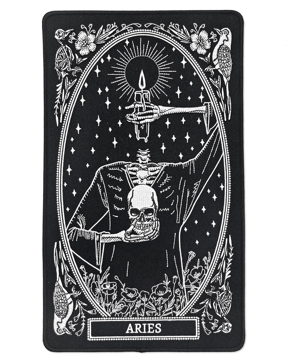 Aries Zodiac Tarot Large Back Patch-13th Press-Strange Ways