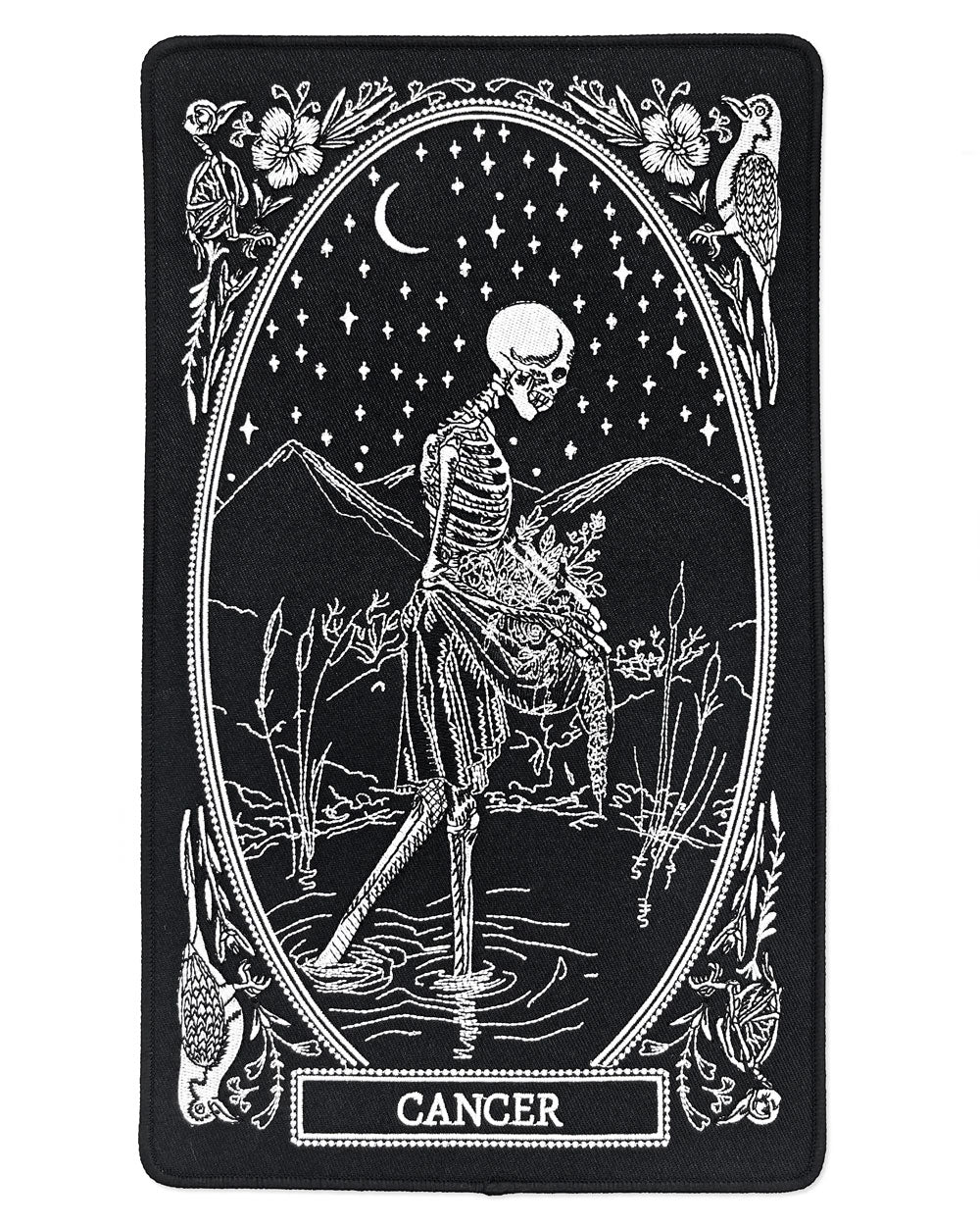 Cancer Zodiac Tarot Large Back Patch-13th Press-Strange Ways