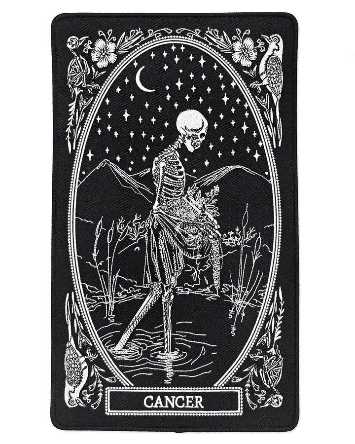 Cancer Zodiac Tarot Large Back Patch-13th Press-Strange Ways