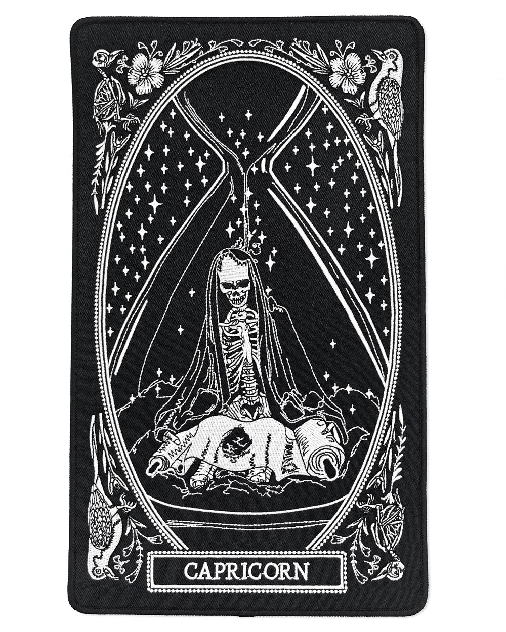 Capricorn Zodiac Tarot Large Back Patch-13th Press-Strange Ways