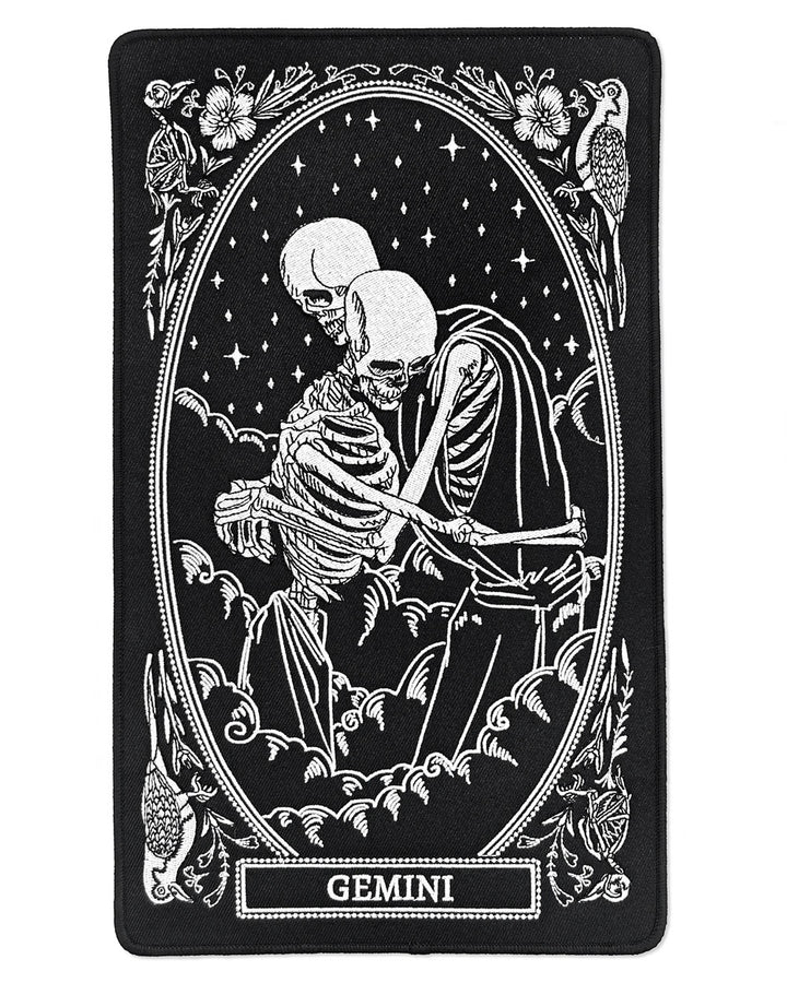 Gemini Zodiac Tarot Large Back Patch-13th Press-Strange Ways