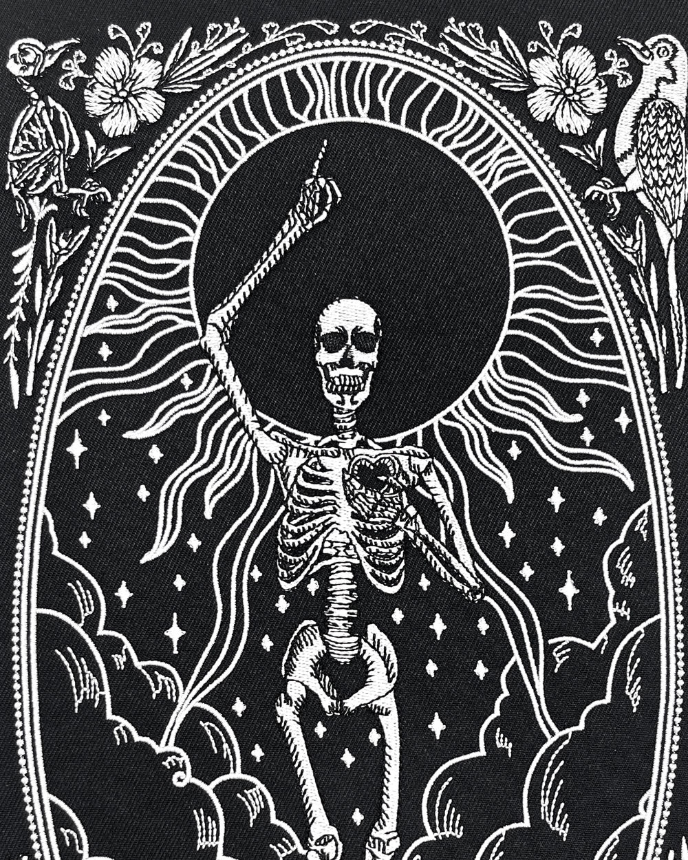 Leo Zodiac Tarot Large Back Patch-13th Press-Strange Ways