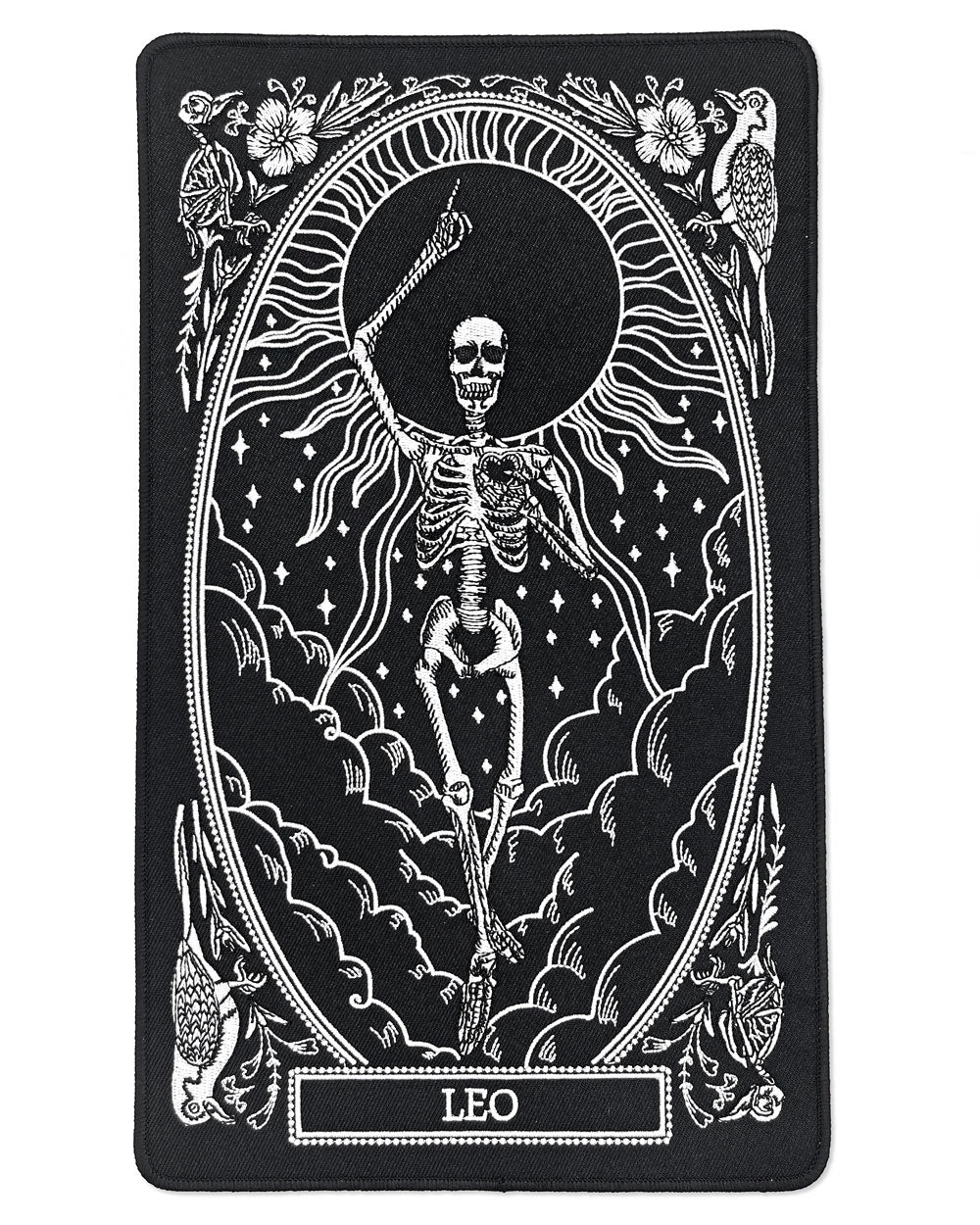 Leo Zodiac Tarot Large Back Patch-13th Press-Strange Ways
