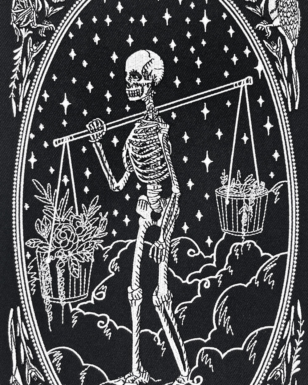 Libra Zodiac Tarot Large Back Patch-13th Press-Strange Ways