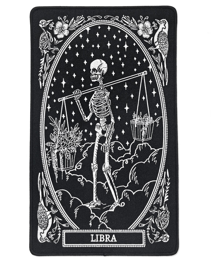 Libra Zodiac Tarot Large Back Patch-13th Press-Strange Ways