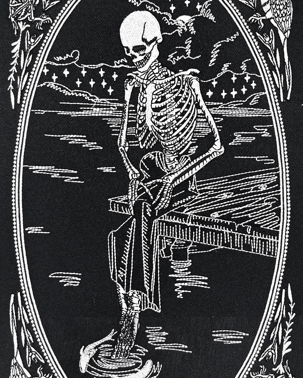 Pisces Zodiac Tarot Large Back Patch-13th Press-Strange Ways