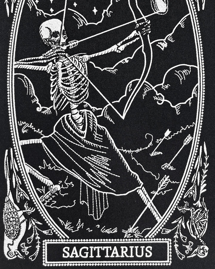 Sagittarius Zodiac Tarot Large Back Patch-13th Press-Strange Ways