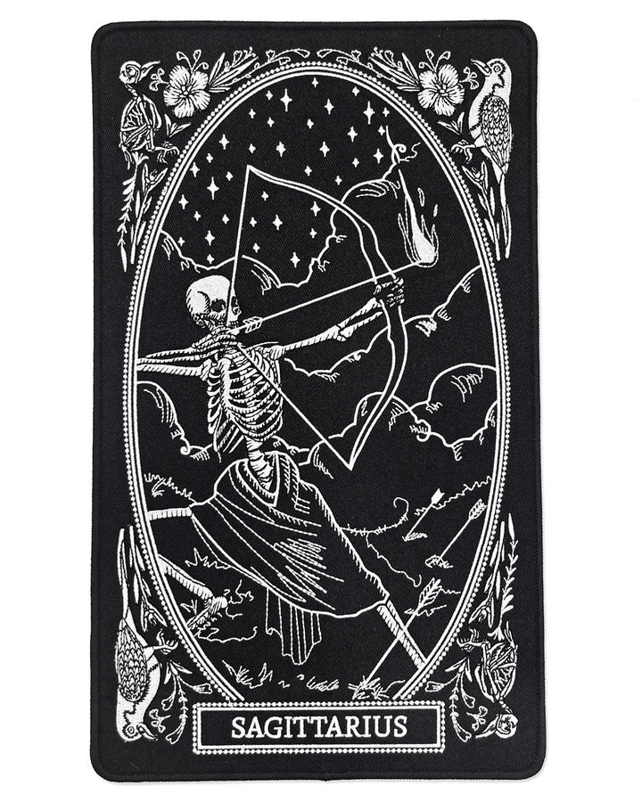 Sagittarius Zodiac Tarot Large Back Patch-13th Press-Strange Ways