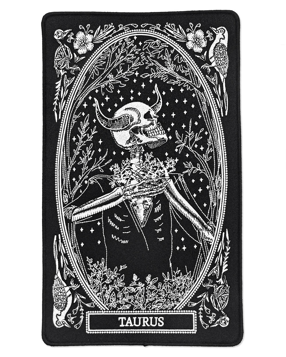 Taurus Zodiac Tarot Large Back Patch-13th Press-Strange Ways