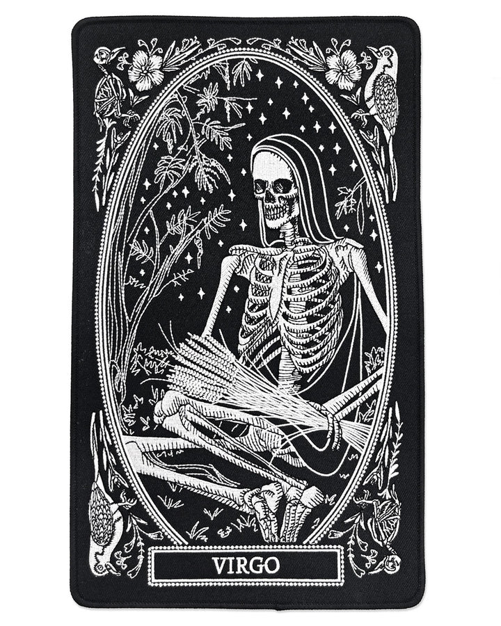 Virgo Zodiac Tarot Large Back Patch-13th Press-Strange Ways