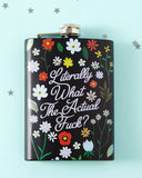 What The Fuck Hip Flask - Tall-Punky Pins-Strange Ways