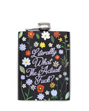 What The Fuck Hip Flask - Tall-Punky Pins-Strange Ways