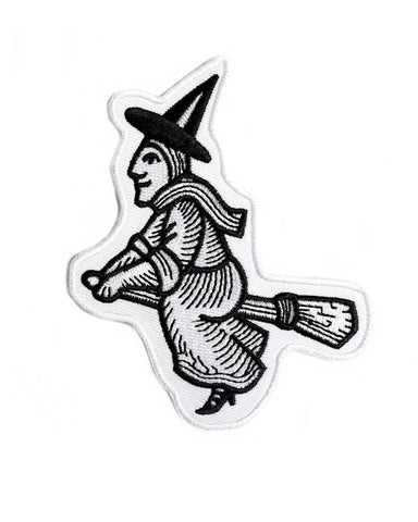 Woodcut Witch Patch